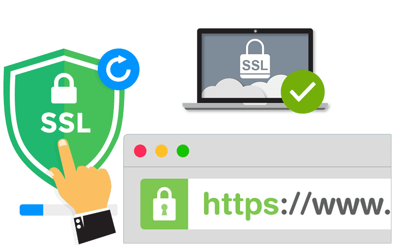 آموزش فعال سازی گواهی SSL