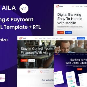 دانلود قالب HTML بانکداری Aila
