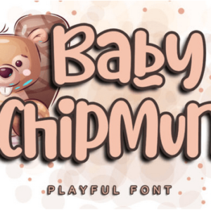 دانلود فونت بیبی چیپ مانک Baby Chipmunk