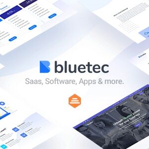 دانلود قالب HTML شرکتی Bluetec
