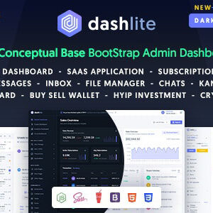 دانلود قالب HTML صفحه مدیریت DashLite