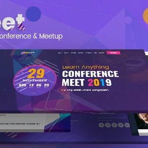 دانلود قالب HTML کنفرانس و گردهمایی Emeet