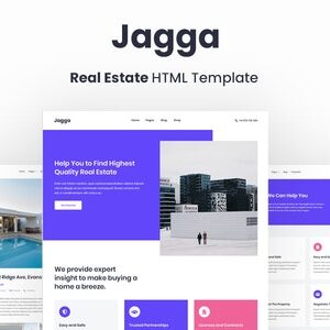دانلود قالب HTML املاک Jagga