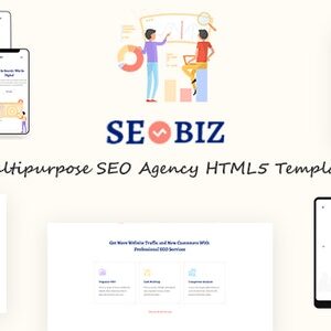 دانلود قالب HTML سئو Seobiz