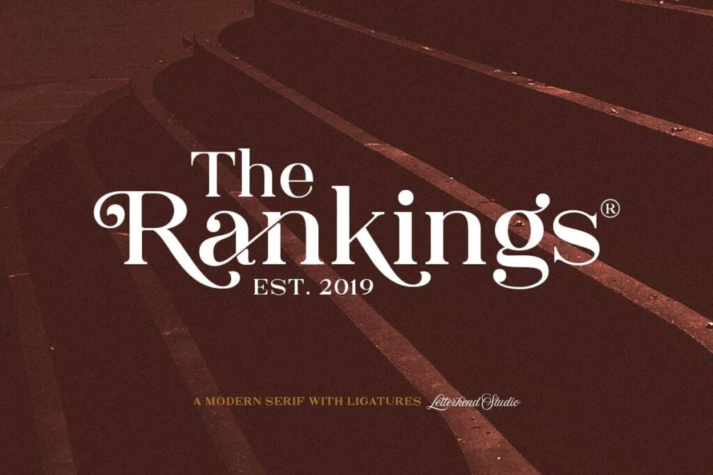 دانلود فونت رنکینگز The Rankings Serif
