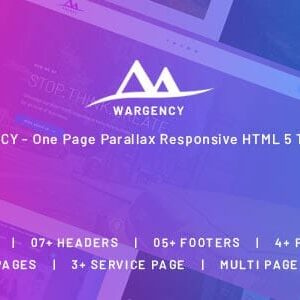 دانلود قالب HTML استارتاپ Wargency