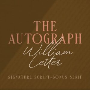 دانلود فونت William Letter Signature Script