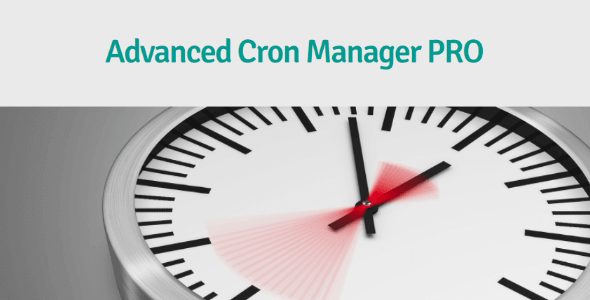 دانلود افزونه وردپرس مدیریت کران جاب Advanced Cron Manager PRO