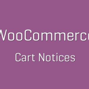 دانلود افزونه ووکامرس WooCommerce Cart Notices