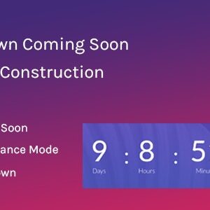 دانلود افزونه وردپرس شمارش Coming Soon Widget برای المنتور