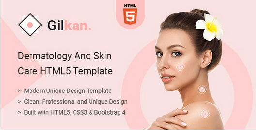 دانلود قالب HTML خدمات زیبایی Gilkan