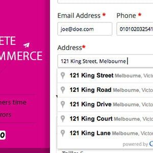 دانلود افزونه ووکامرس Google Address Autocomplete