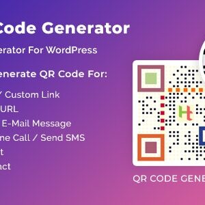 دانلود افزونه وردپرس تولید بارکد HT QR Code Generator