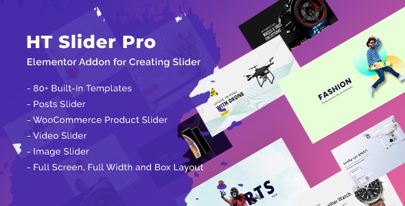 دانلود افزونه وردپرس ایجاد اسلایدر HT Slider Pro