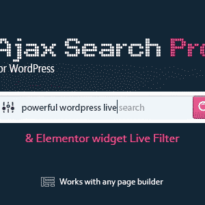 دانلود افزونه وردپرس جستجوی زنده Ajax Search Pro