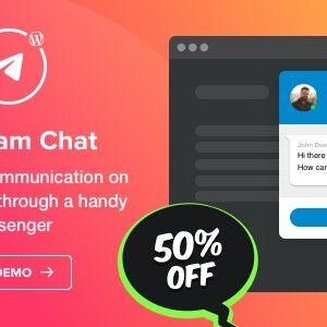 دانلود افزونه وردپرس چت تلگرام Telegram Chat