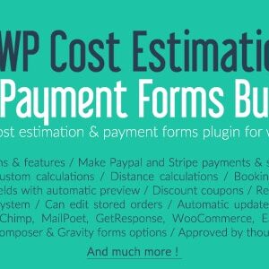 دانلود افزونه وردپرس WP Cost Estimation & Payment Forms Builder