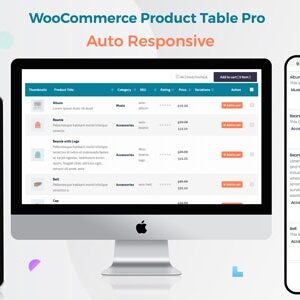 دانلود افزونه ووکامرس نمایش جدول Woo Product Table Pro