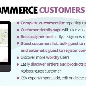 دانلود افزونه ووکامرس WooCommerce Customers Manager