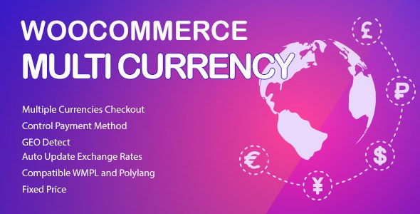 دانلود افزونه ووکامرس WooCommerce Multi Currency