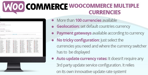 دانلود افزونه ووکامرس WooCommerce Multiple Currencies