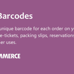 دانلود افزونه ووکامرس ایجاد بارکد WooCommerce Order Barcodes