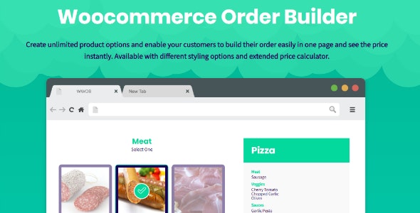 دانلود افزونه ووکامرس محصولات ترکیبی WooCommerce Order Builder