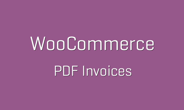 دانلود افزونه ووکامرس WooCommerce PDF Invoices