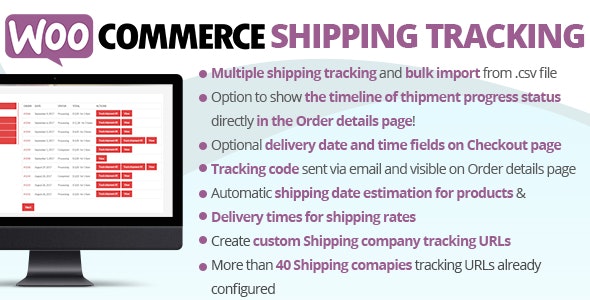 دانلود افزونه ووکامرس WooCommerce Shipping Tracking