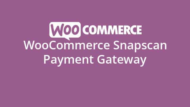 دانلود افزونه ووکامرس WooCommerce SnapScan Gateway