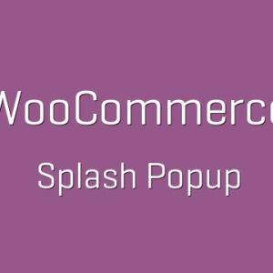 دانلود افزونه ووکامرس WooCommerce Splash Popup