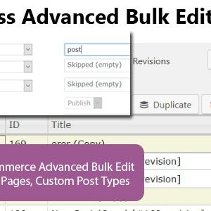 دانلود افزونه وردپرس WordPress Advanced Bulk Edit