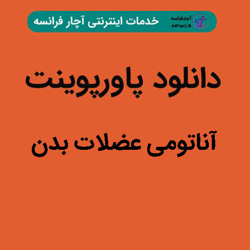 دانلود پاورپوینت آناتومی عضلات بدن