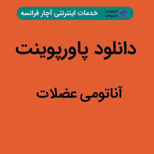 دانلود پاورپوینت آناتومی عضلات