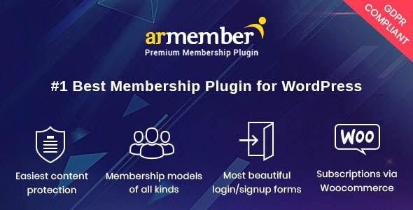 دانلود افزونه وردپرس عضویت و حق اشتراک ARMember