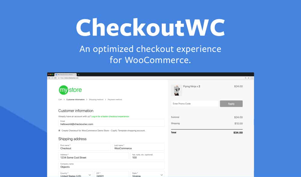 دانلود افزونه ووکامرس سفارشی سازی صفحه ثبت سفارش CheckoutWC