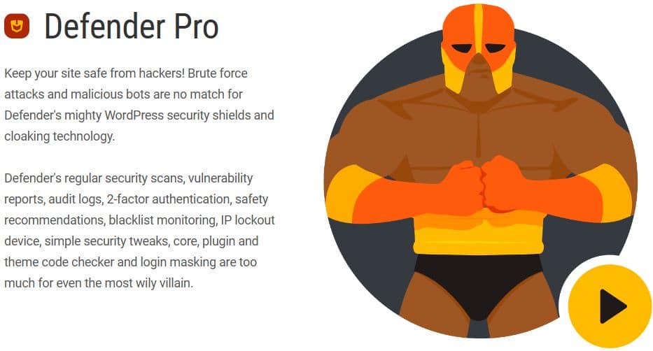 دانلود افزونه وردپرس امنیتی Defender Pro