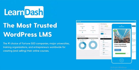 دانلود افزونه وردپرس مدیریت آموزش LearnDash