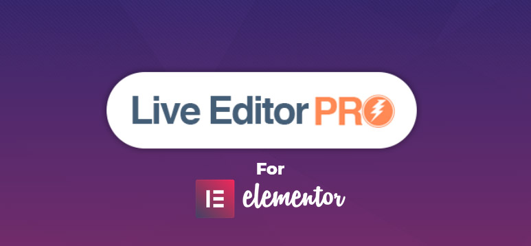 دانلود افزونه وردپرس Live Editor Pro برای المنتور