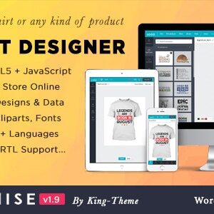 دانلود افزونه ووکامرس Lumise product designer tool