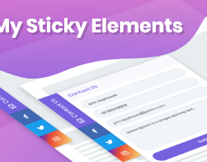 دانلود افزونه وردپرس مای استیکی My Sticky Elements