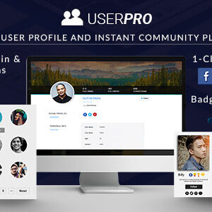 دانلود افزونه وردپرس پروفایل کاربری UserPro