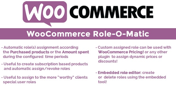 دانلود افزونه ووکامرس WooCommerce Role-O-Matic