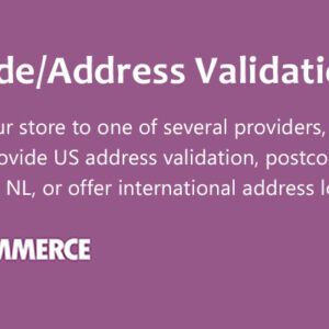 دانلود افزونه ووکامرس WooCommerce Postcode/Address Validation