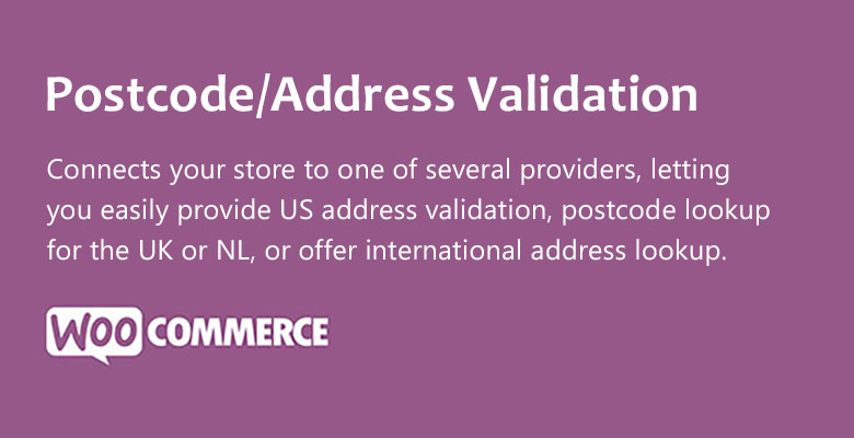 دانلود افزونه ووکامرس WooCommerce Postcode/Address Validation