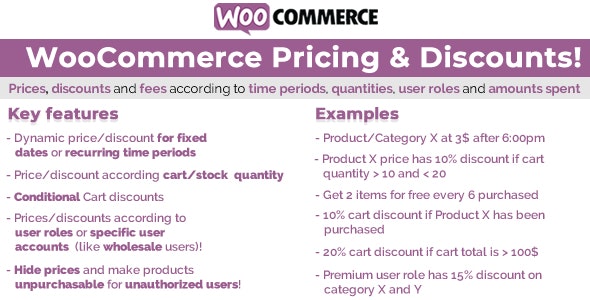 دانلود افزونه وردپرس WooCommerce Pricing & Discounts