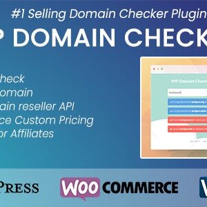 دانلود افزونه وردپرس جستجوی دامنه WP Domain Checker
