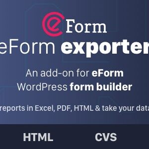 دانلود افزونه وردپرس برون ریزی اطلاعات Exporter for eForm