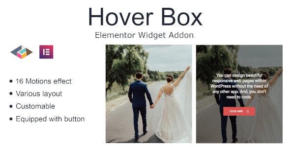 دانلود افزونه وردپرس Hover Box برای المنتور