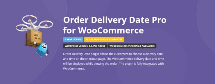 دانلود افزونه ووکامرس Order Delivery Date Pro